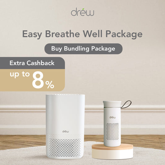 DREW Air Purifier - Pembersih Udara - Easy Breathe Well Package