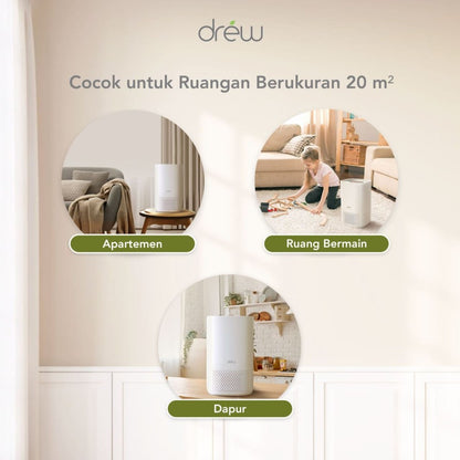 Drew Air Purifier - Pembersih Udara - Healthy Living Package