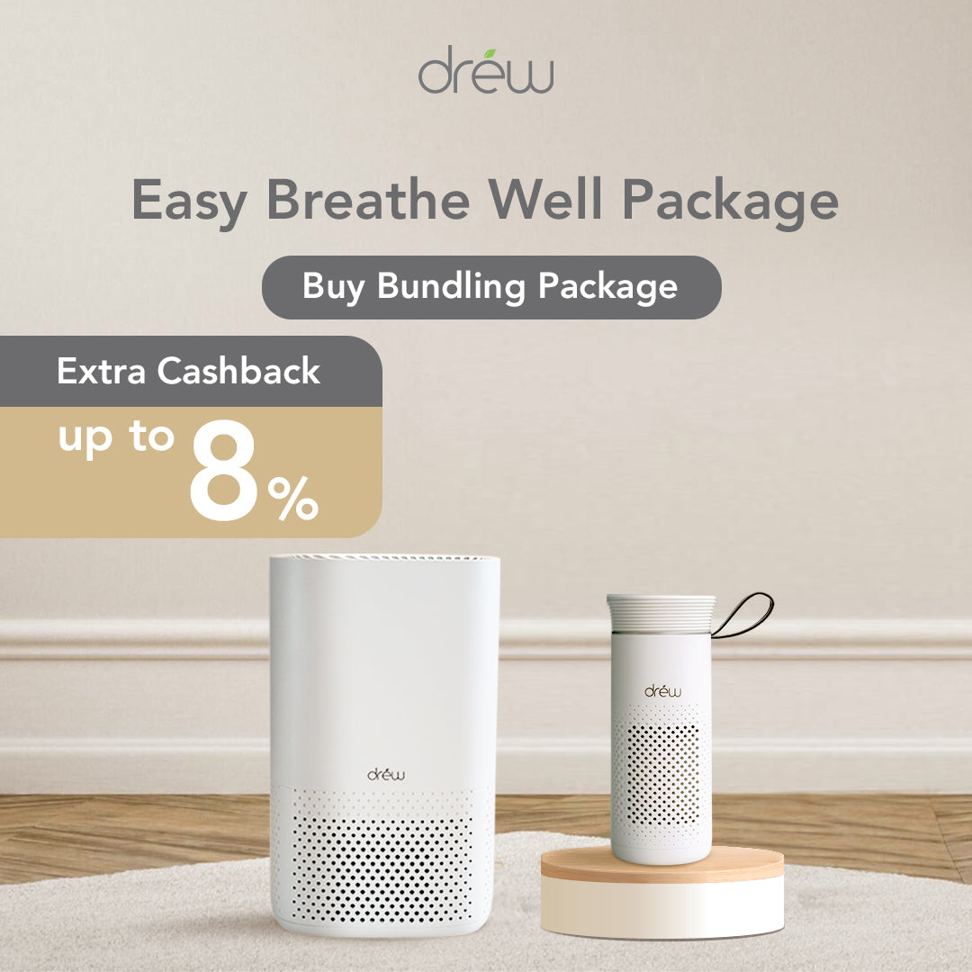 DREW Air Purifier - Pembersih Udara - Easy Breathe Well Package