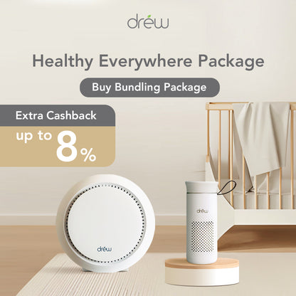 DREW Air Purifier - Pembersih Udara - Healthy Everywhere Package