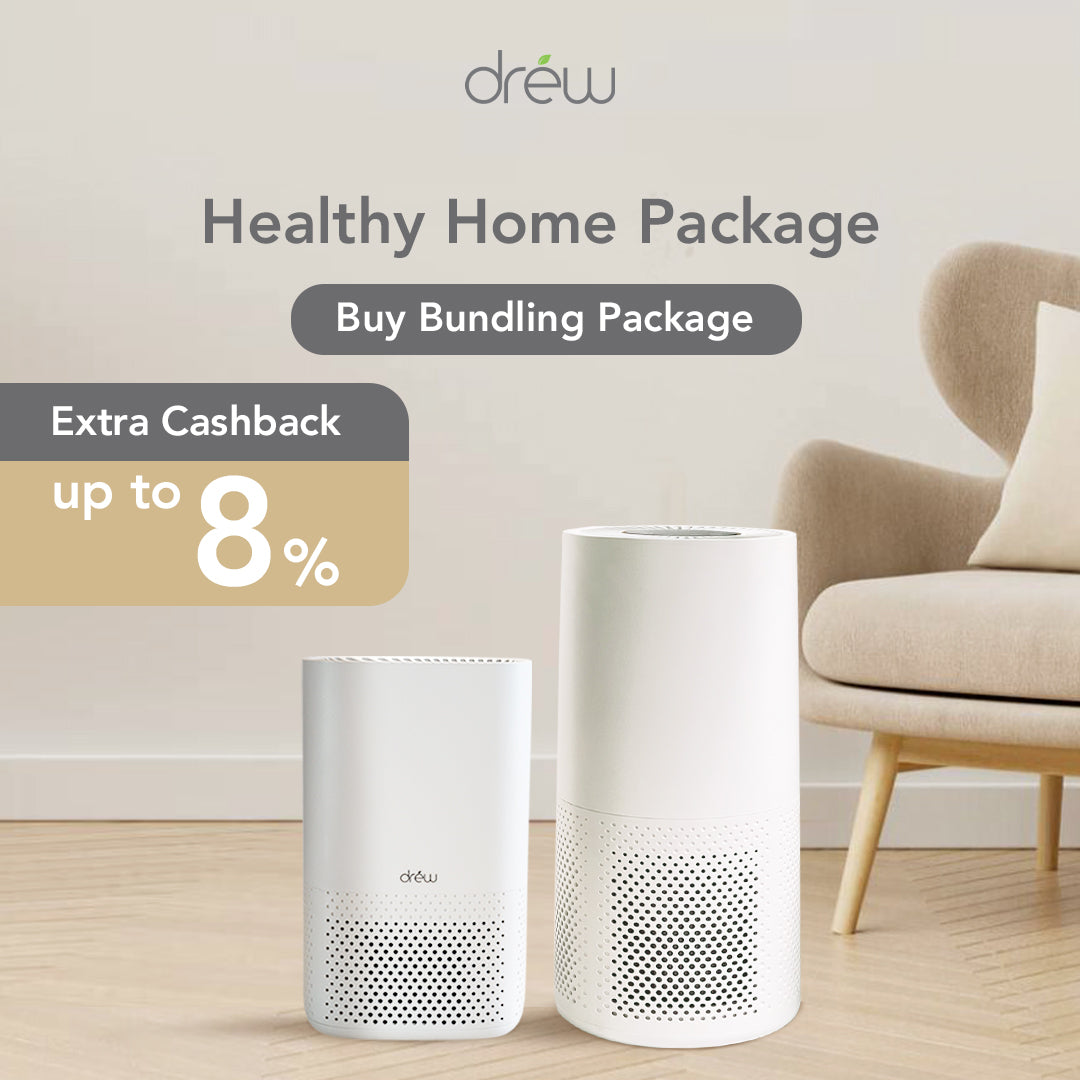 DREW Air Purifier - Pembersih Udara - Healthy Home Package