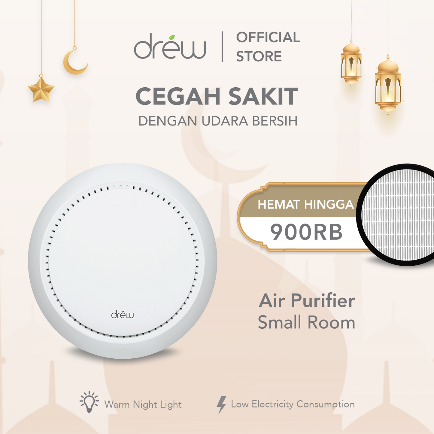 DREW Air Purifier - PURE 1