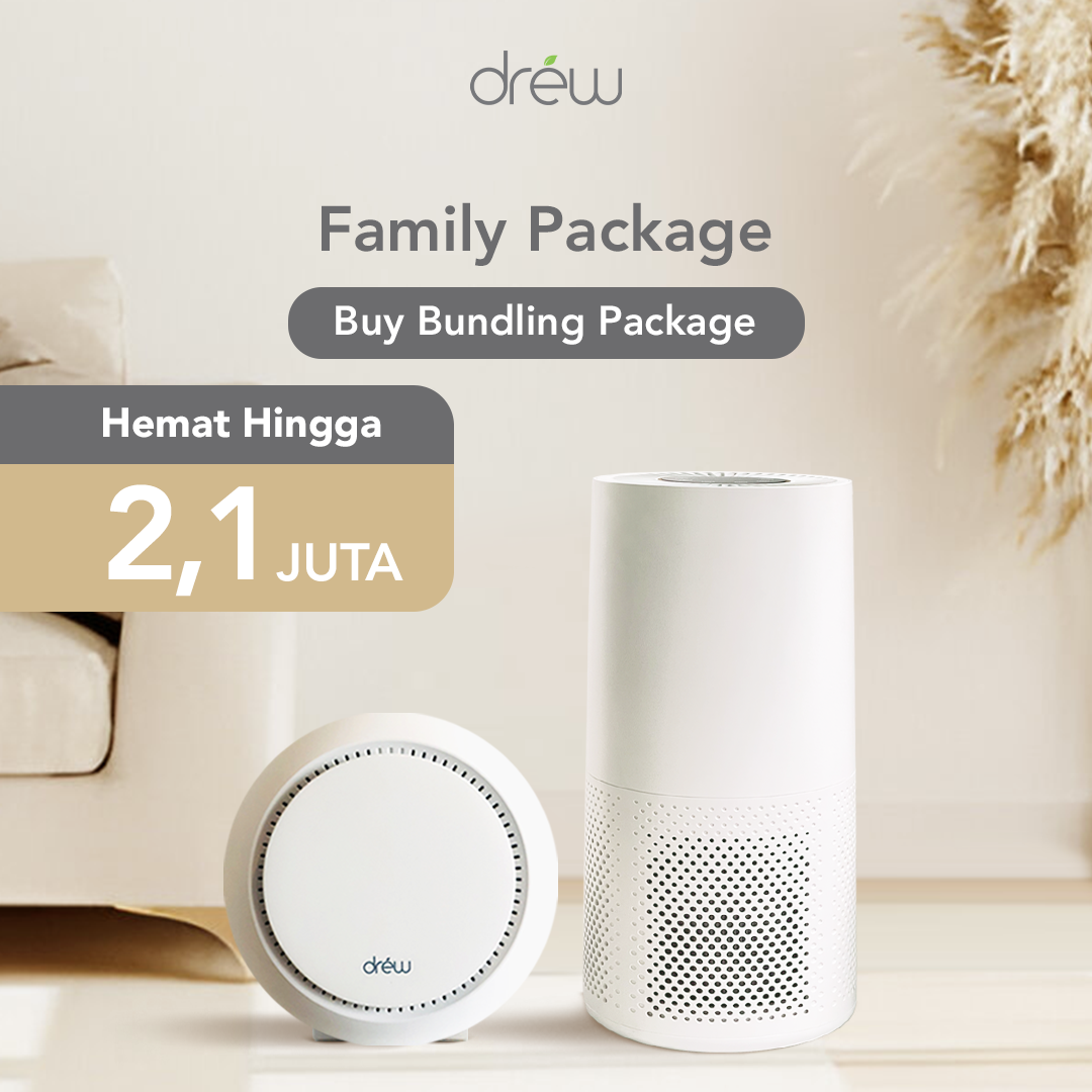 Drew Air Purifier - Pembersih Udara - Family Package