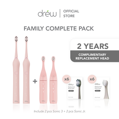 DREW SONIC - FAMILY COMPLETE PACKAGE - PINK