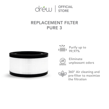 DREW HEPA Replacement Filter - PURE 3