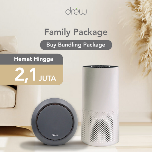 Drew Air Purifier - Pembersih Udara - Family Package