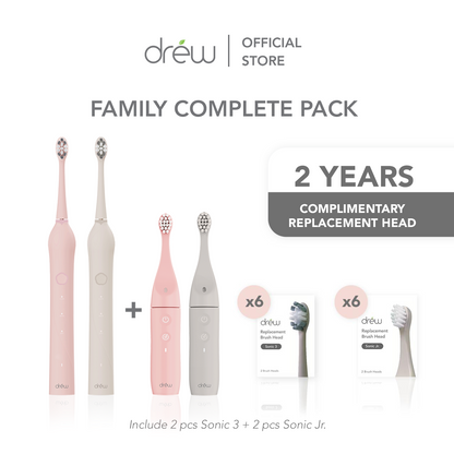 DREW SONIC - FAMILY COMPLETE PACKAGE - PINK