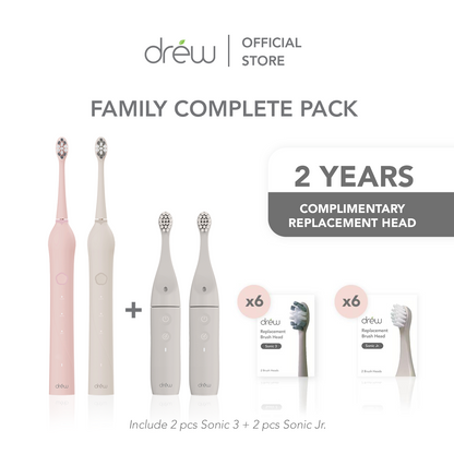 DREW SONIC - FAMILY COMPLETE PACKAGE - GREY