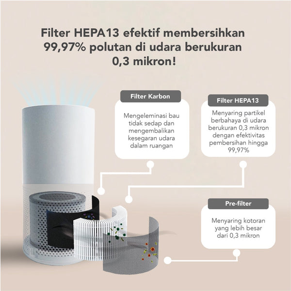 DREW HEPA Replacement Filter - PURE 3+
