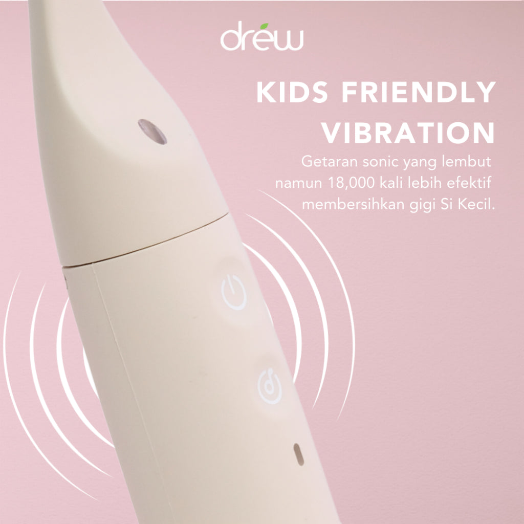 DREW Sonic - Junior Pack - Electric Toothbrush - Sikat Gigi Elektrik Anak