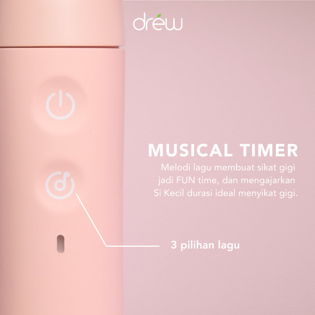 DREW Sonic - Junior Pack - Electric Toothbrush - Sikat Gigi Elektrik Anak