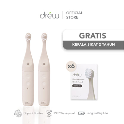 DREW Sonic - Junior Pack - Electric Toothbrush - Sikat Gigi Elektrik Anak