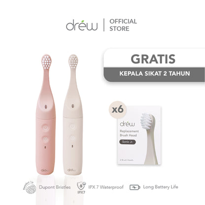 DREW Sonic - Junior Pack - Electric Toothbrush - Sikat Gigi Elektrik Anak
