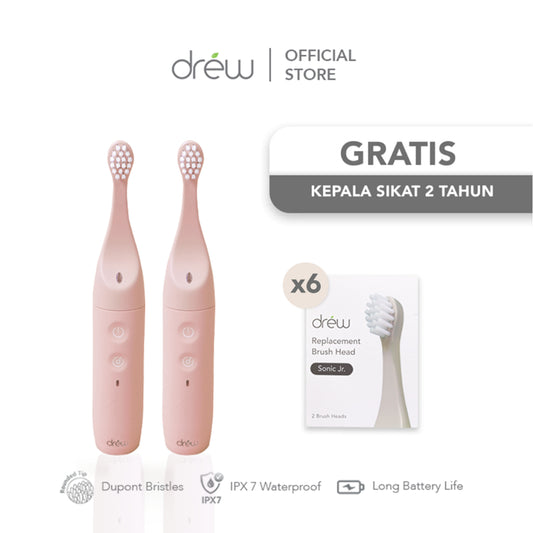 DREW Sonic - Junior Pack - Electric Toothbrush - Sikat Gigi Elektrik Anak