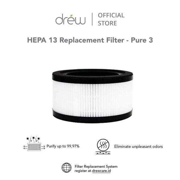 DREW HEPA Replacement Filter - PURE 3