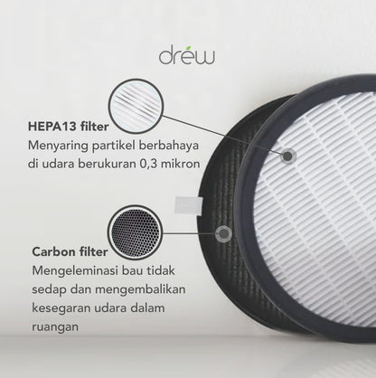 DREW HEPA Replacement Filter - PURE 1